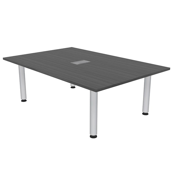 47.25 in W, 71.5 in L, 29 in H, Engineered Wood Top, Grey